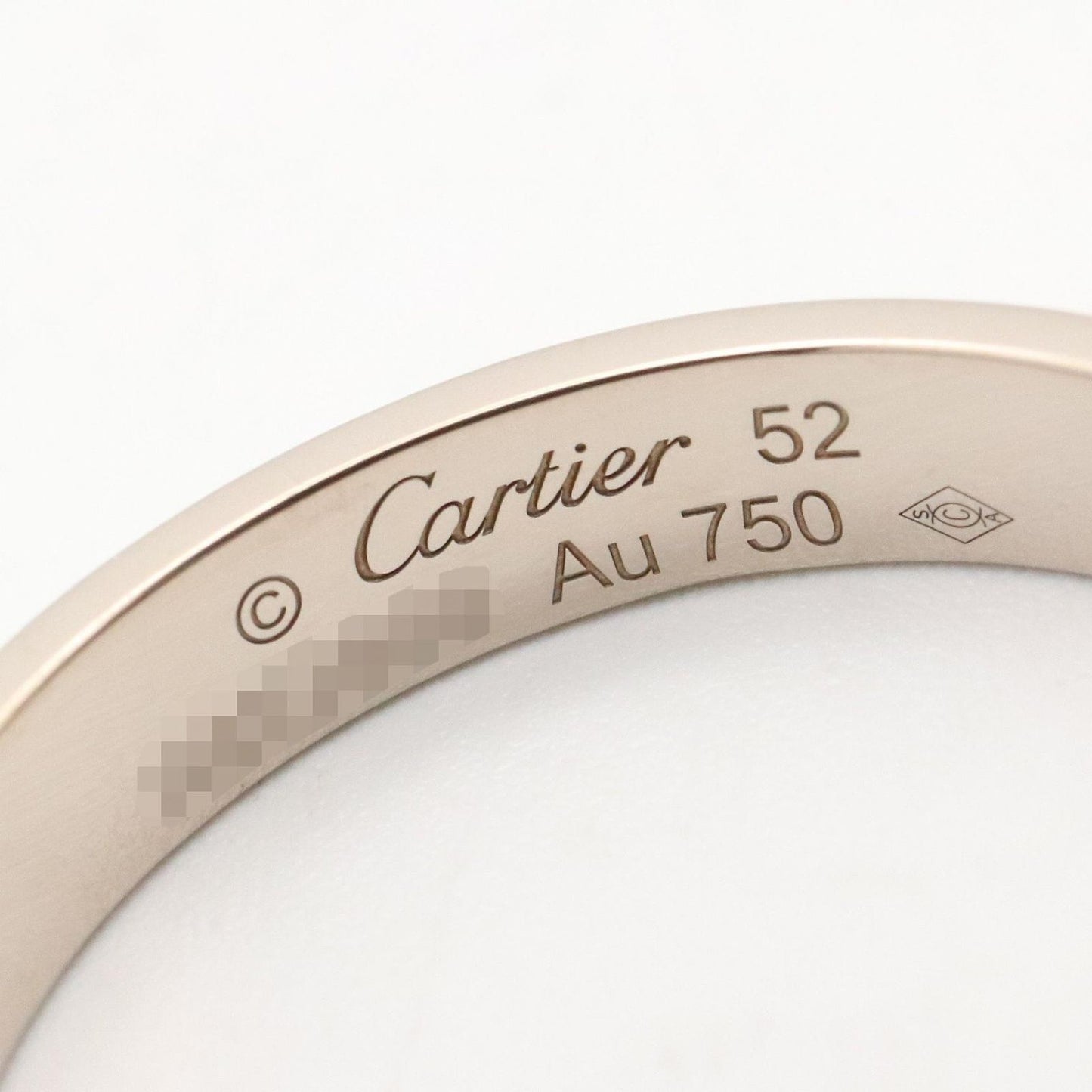 Cartier Ring Mini Love 18k White Gold — view 4