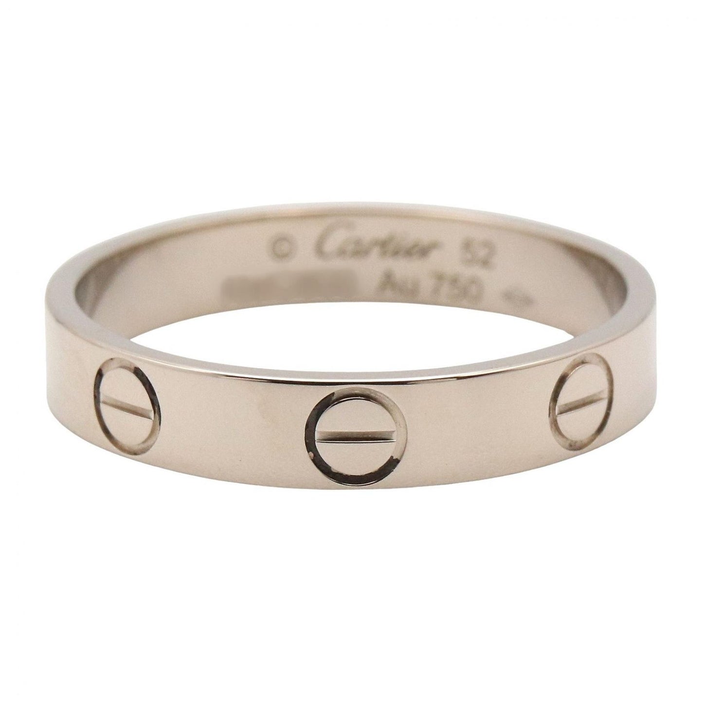 Cartier Ring Mini Love 18k White Gold — view 2