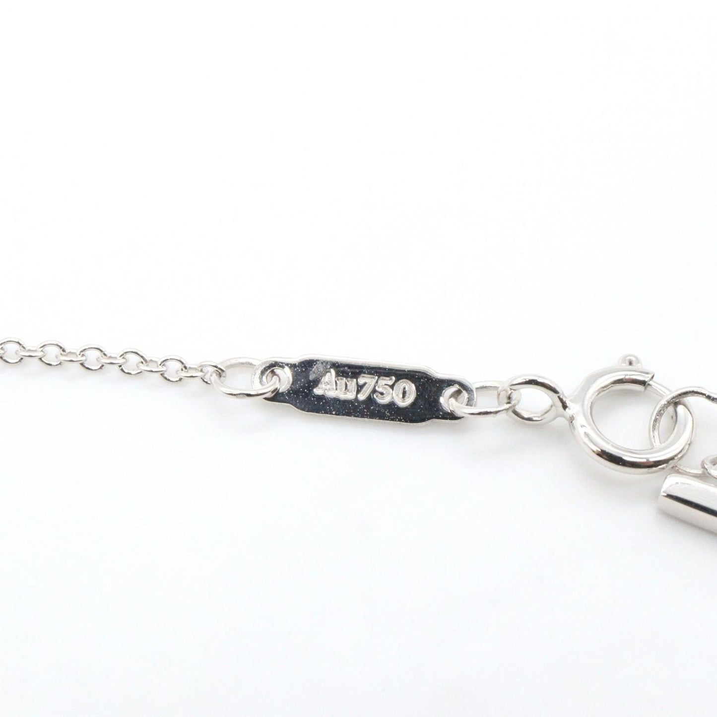 Tiffany & Co Necklace T Smile Small 44.5 50 cm 18k White Gold — view 4