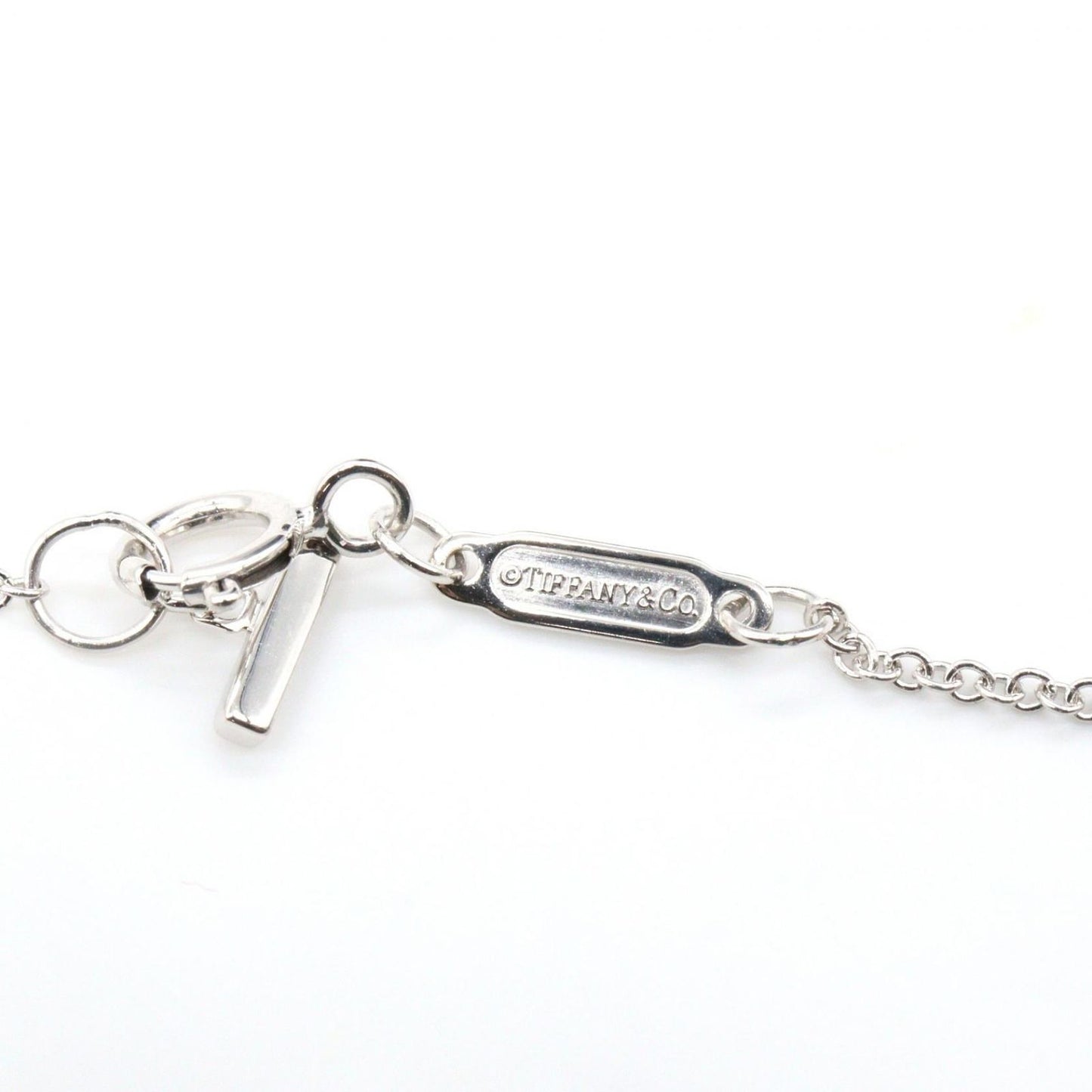 Tiffany & Co Necklace T Smile Small 44.5 50 cm 18k White Gold — view 3