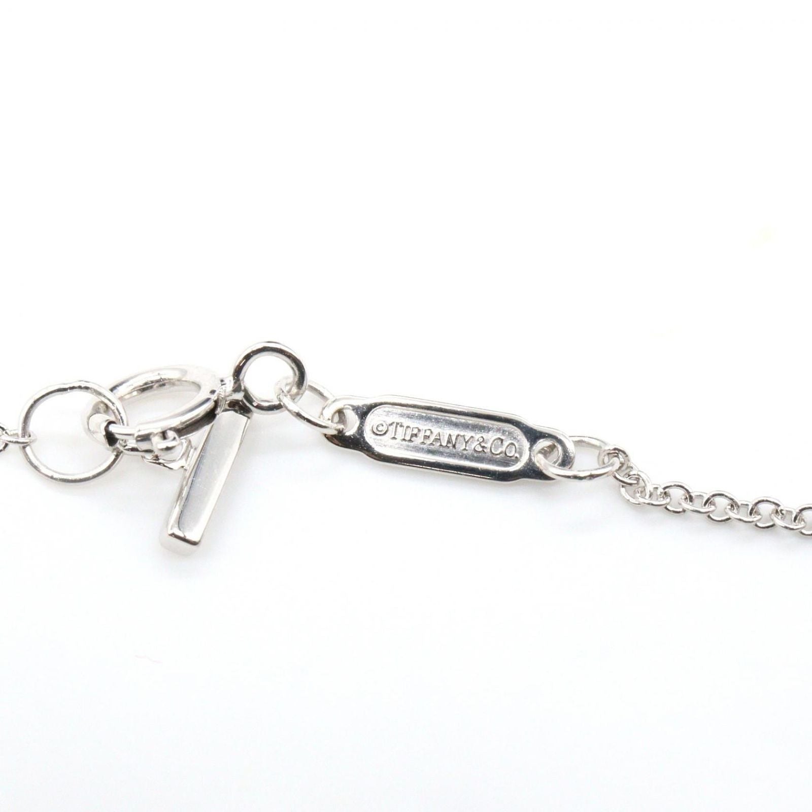 Tiffany & Co Necklace T Smile Small 44.5 50 cm 18k White Gold — view 3