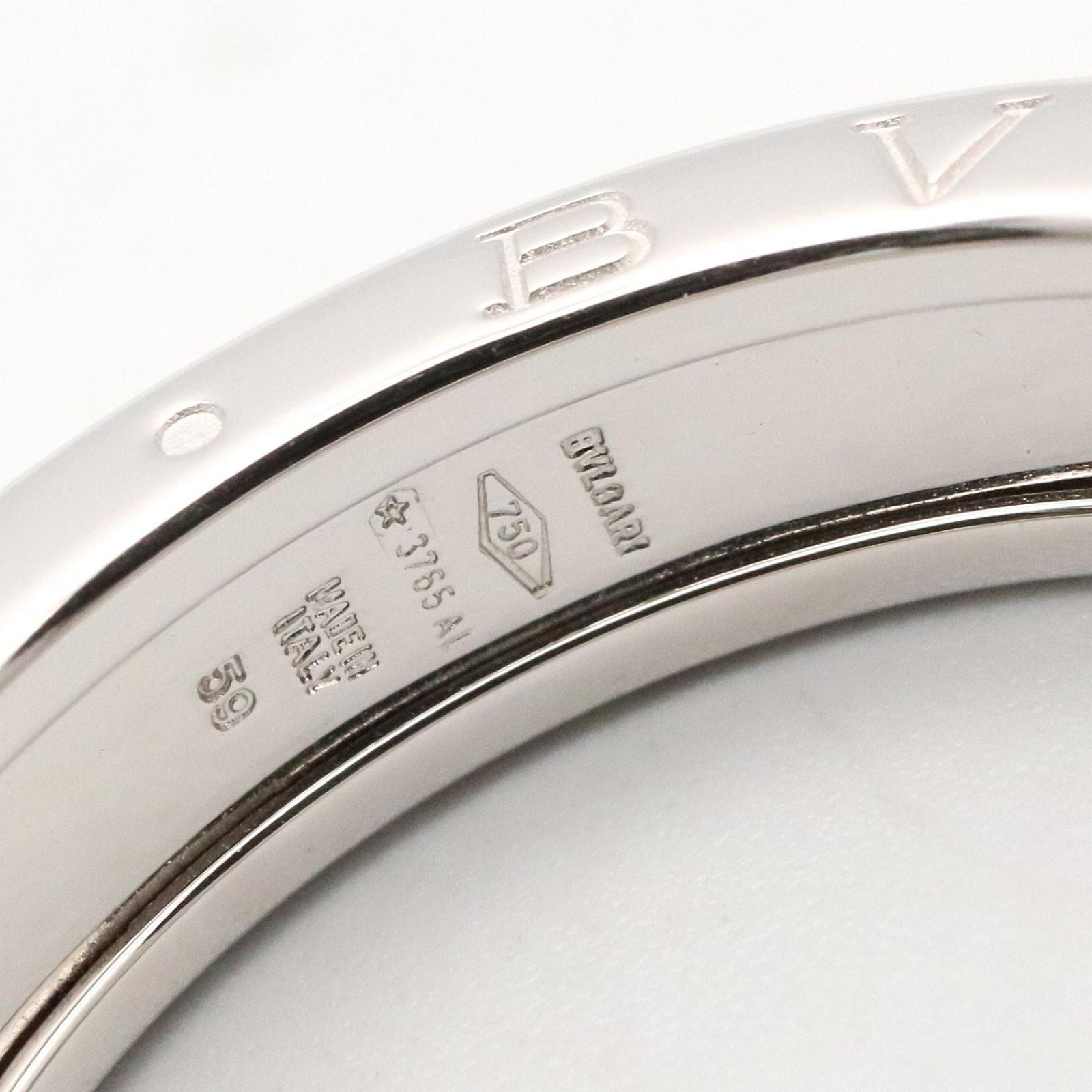 Bvlgari Ring Band 18k White Gold — view 4