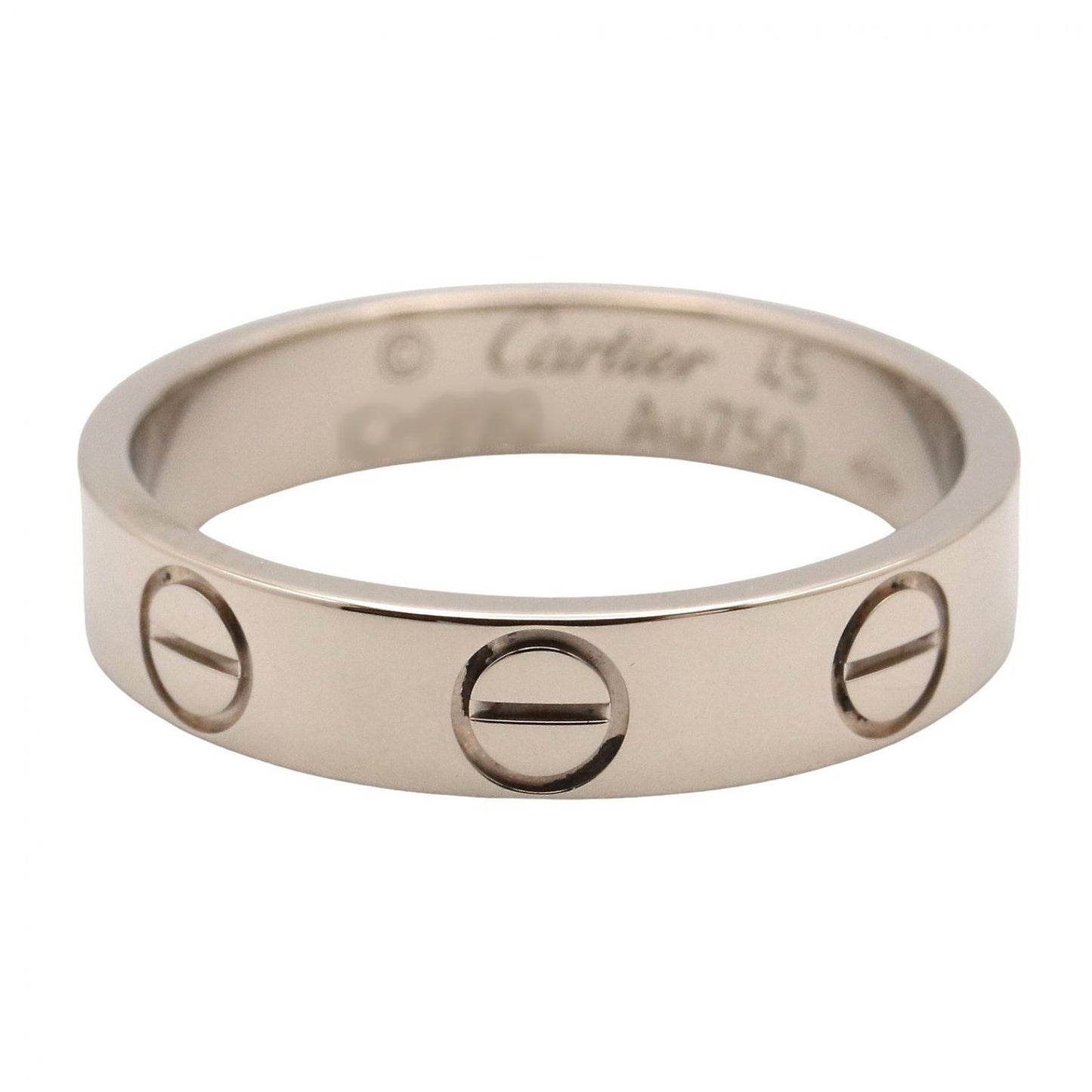 Cartier Ring Mini Love 18k White Gold — view 3