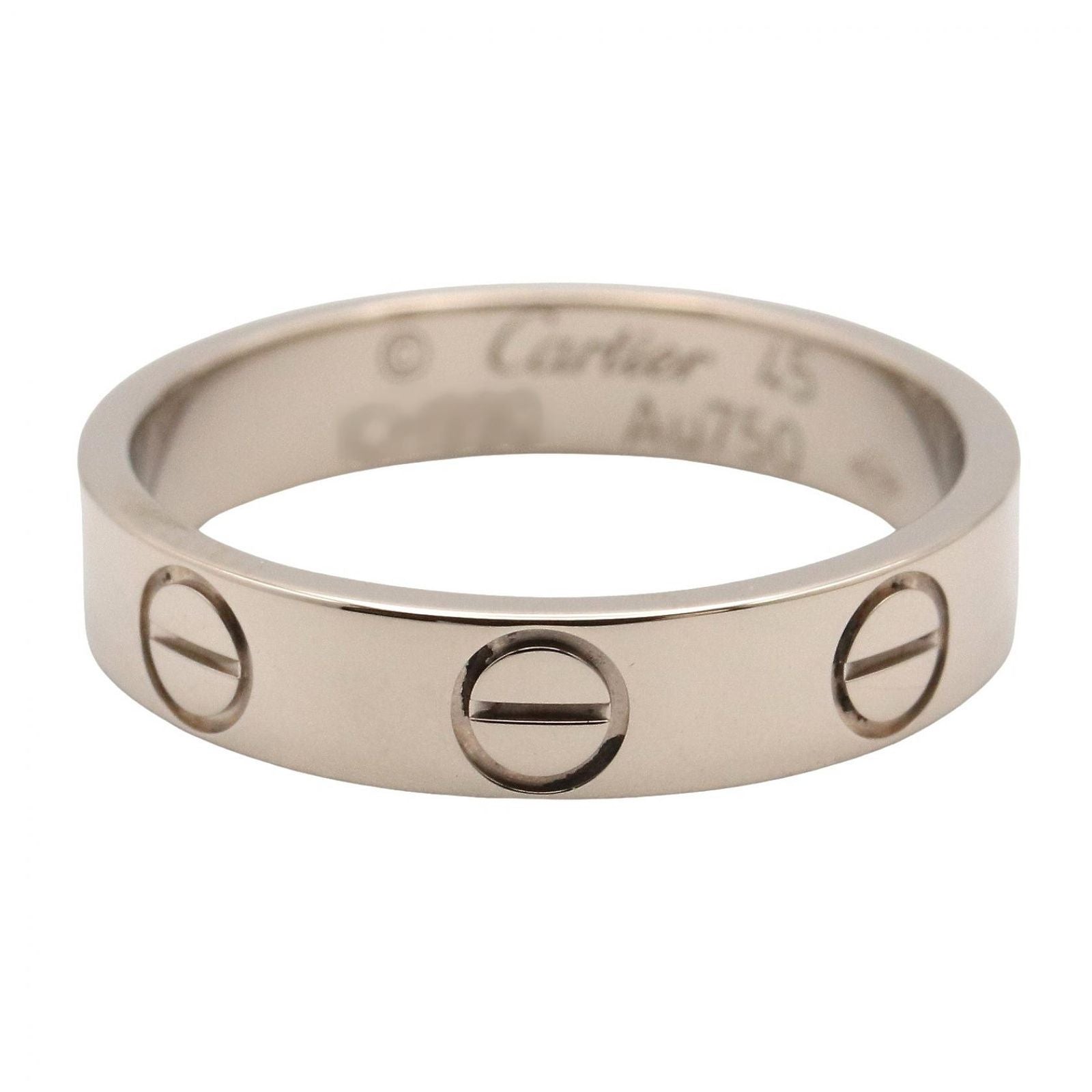 Cartier Ring Mini Love 18k White Gold — view 3