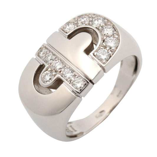 Bvlgari Ring Parentesi Diamond 18k White Gold