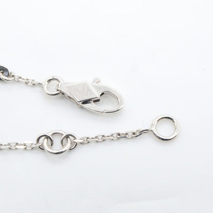 Van Cleef & Arpels Bracelet Sweet Alhambra Diamond 15.5 17 cm 18k White Gold — view 5