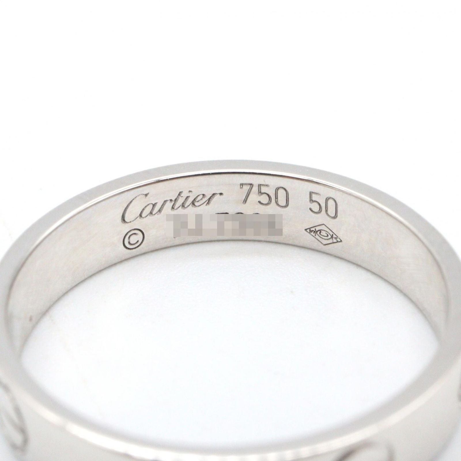 Cartier Ring Mini Love 18k White Gold — view 3
