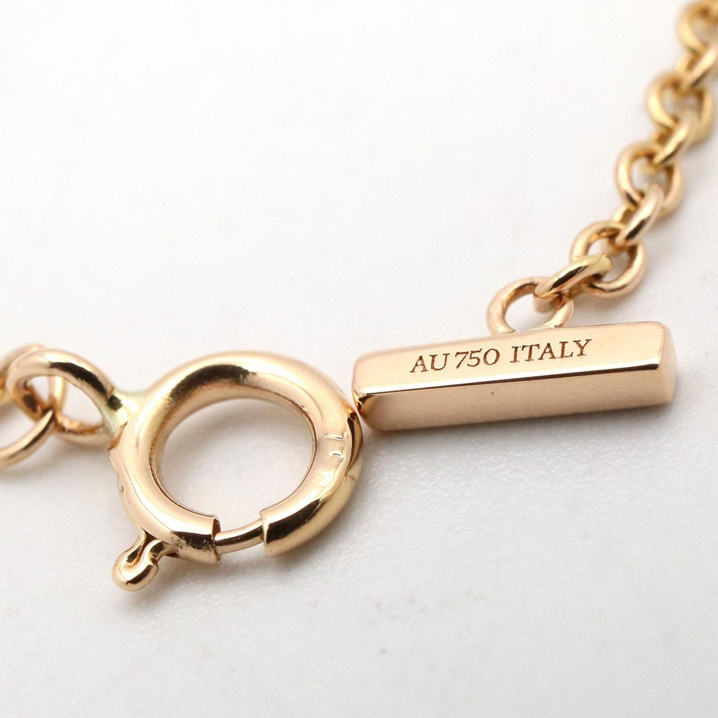 Tiffany & Co Bracelet T Smile Diamond 15 cm 18k Pink Gold — view 5