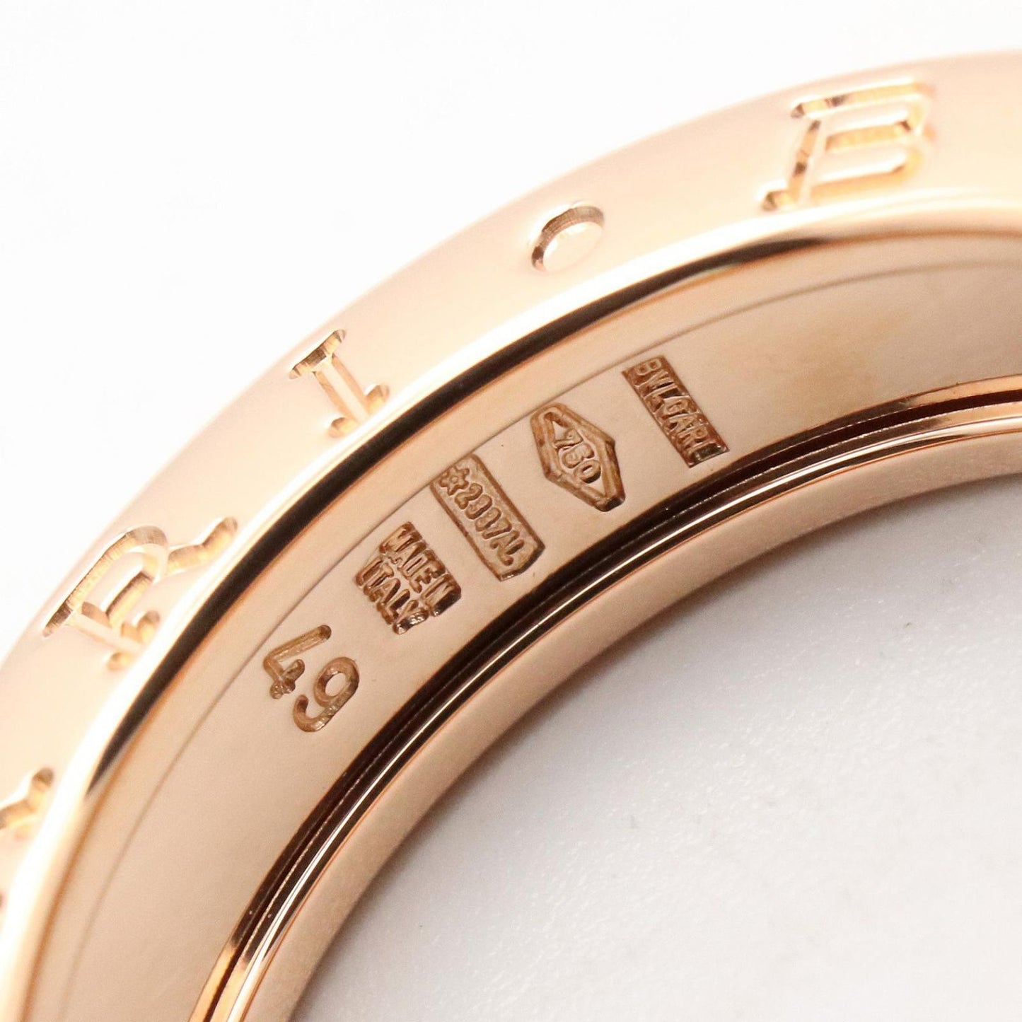 Bvlgari Ring Band 18k Pink Gold — view 4