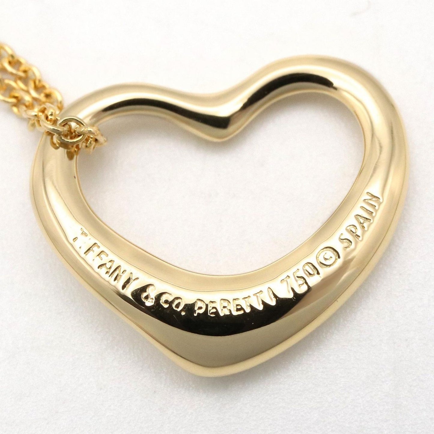 Tiffany & Co Necklace Open Heart 41 cm 18k — view 3