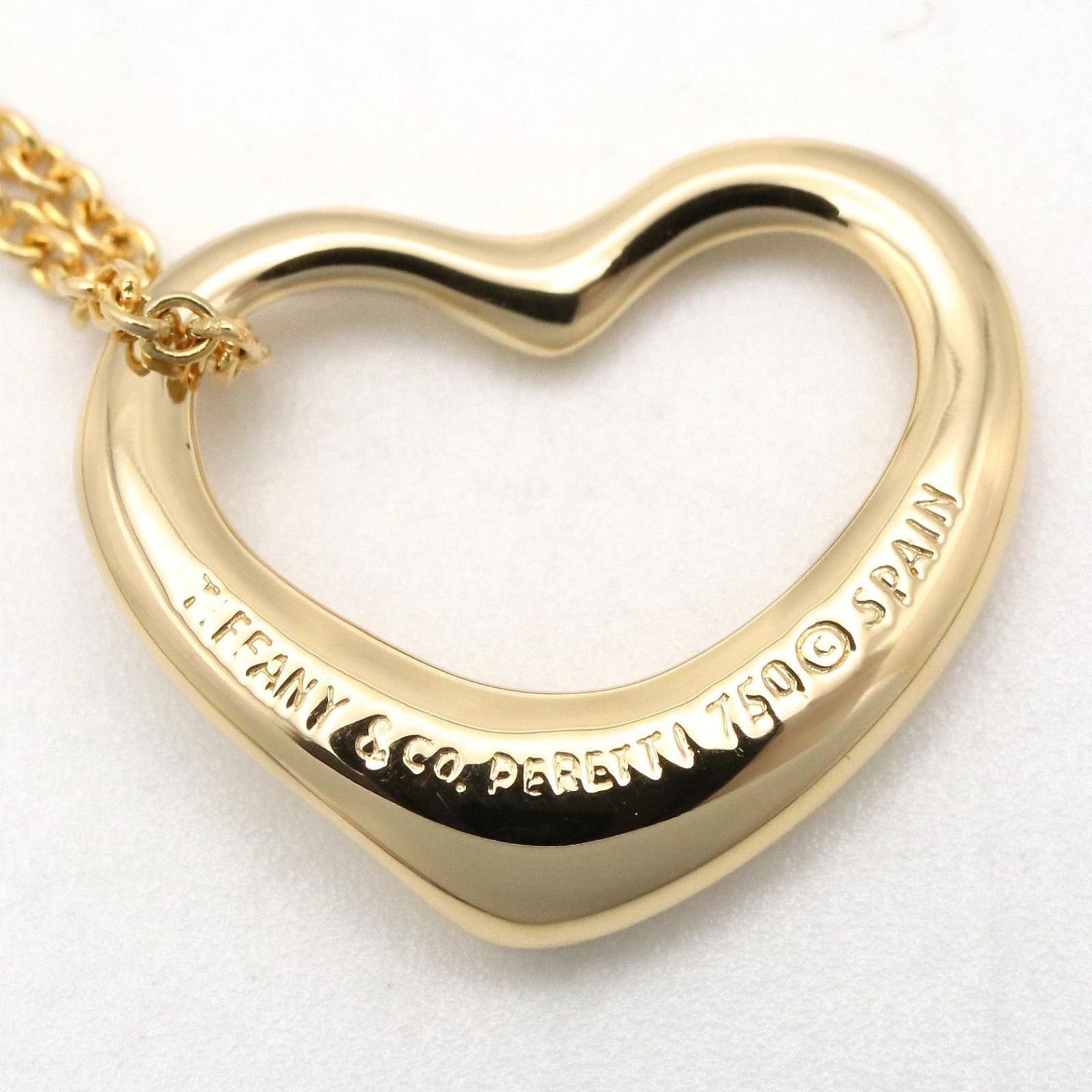 Tiffany & Co Necklace Open Heart 41 cm 18k — view 3