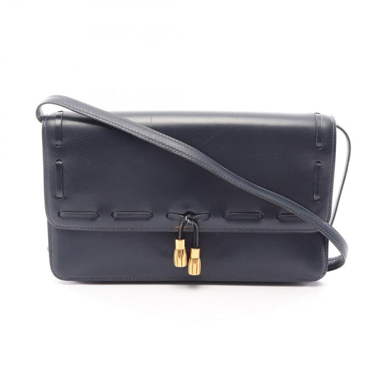 Hermes Shoulder Bag Vintage Tassel Blue Indigo Calf