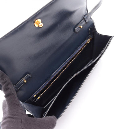 Hermes Shoulder Bag Vintage Tassel Blue Indigo Calf — view 3