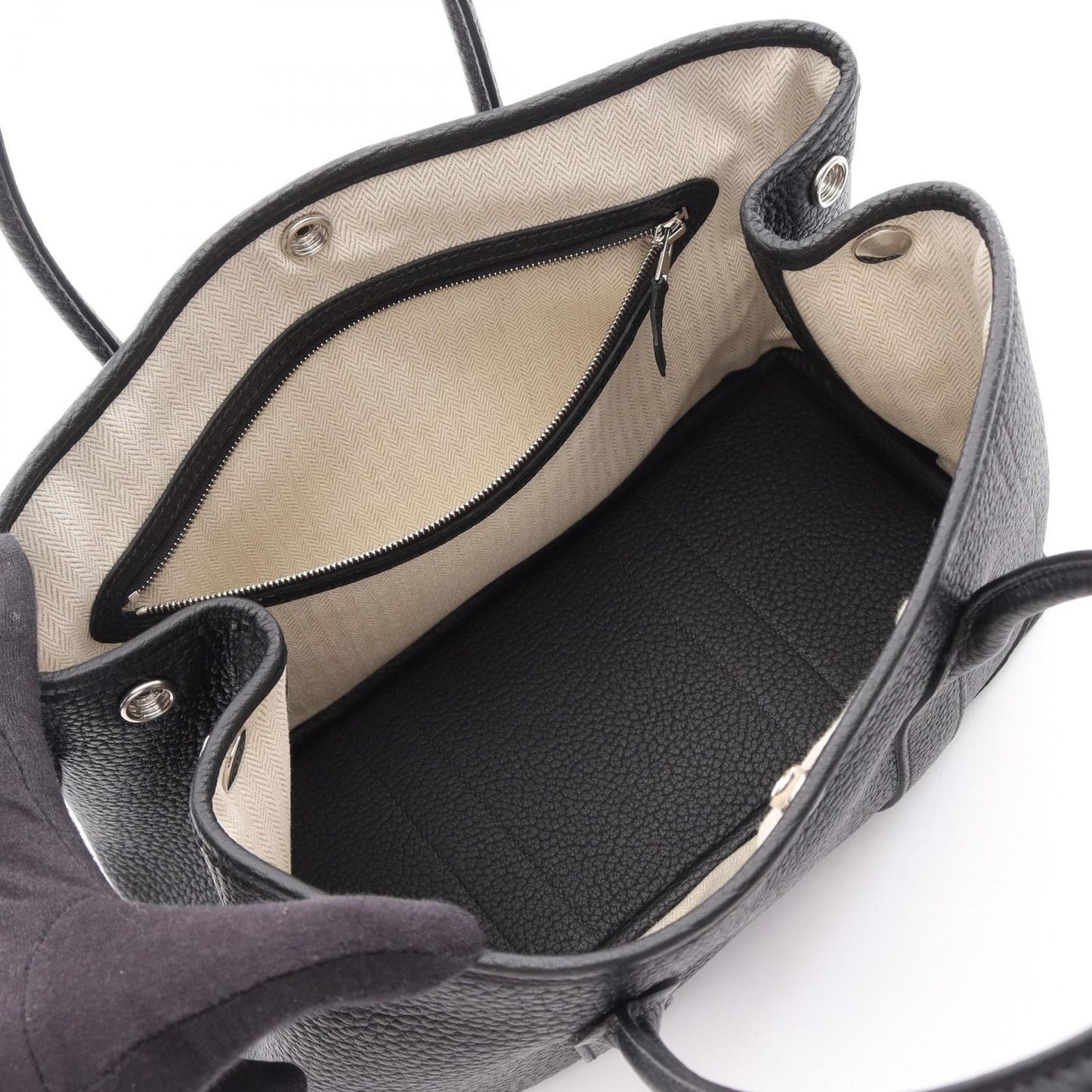 Hermes Tote Garden Party TPM Black — view 3