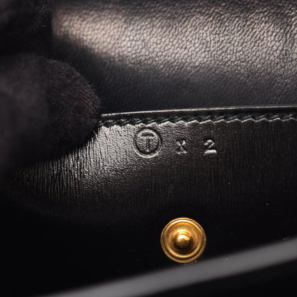 Hermes Shoulder Bag Fonsbell Black Calf — view 5