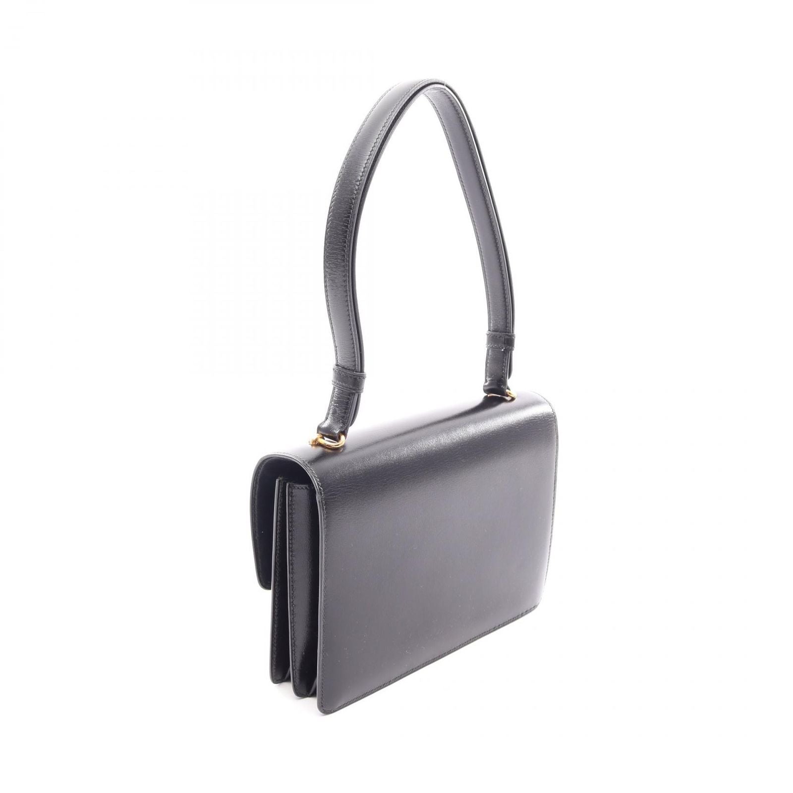 Hermes Shoulder Bag Fonsbell Black Calf — view 2