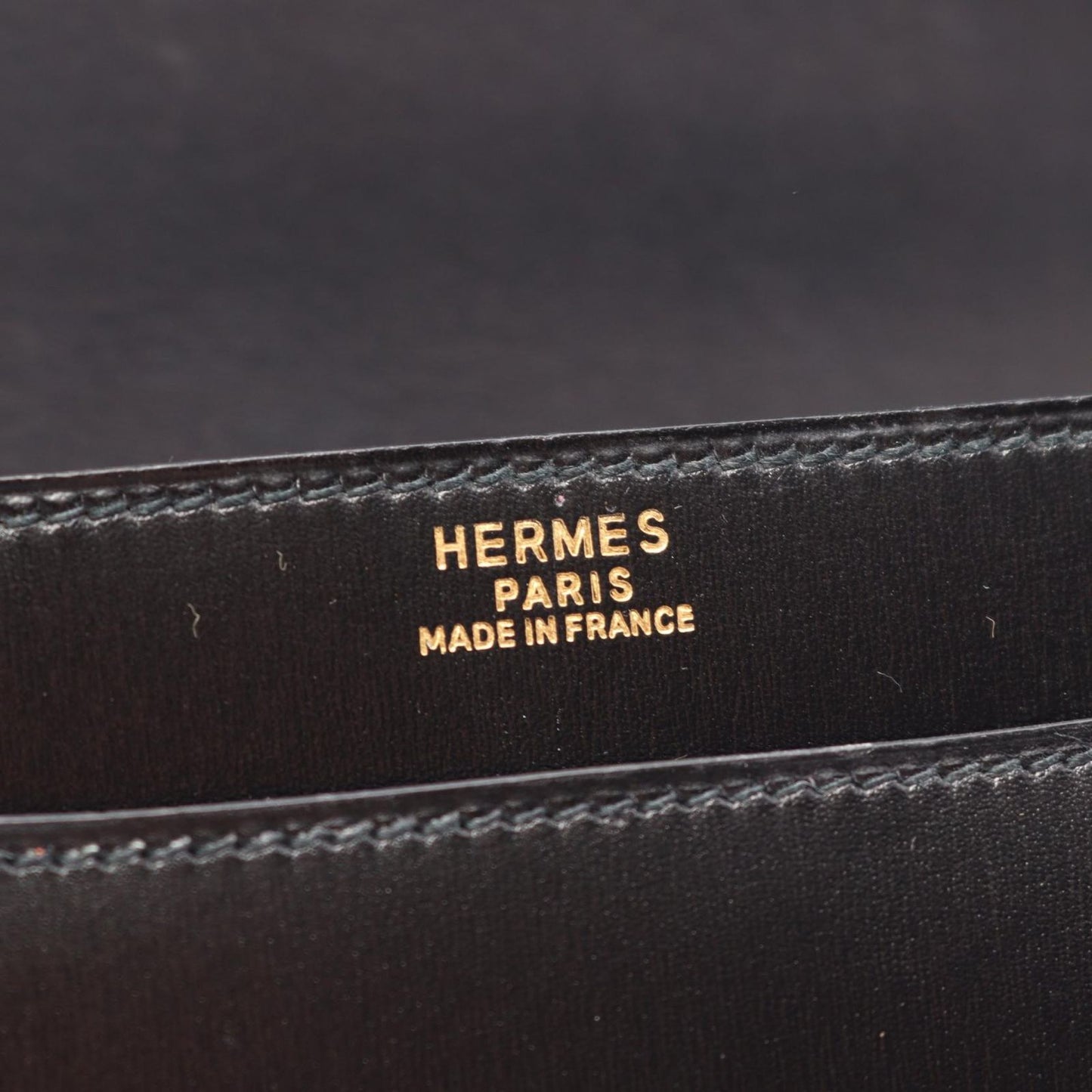 Hermes Shoulder Bag Fonsbell Black Calf — view 4