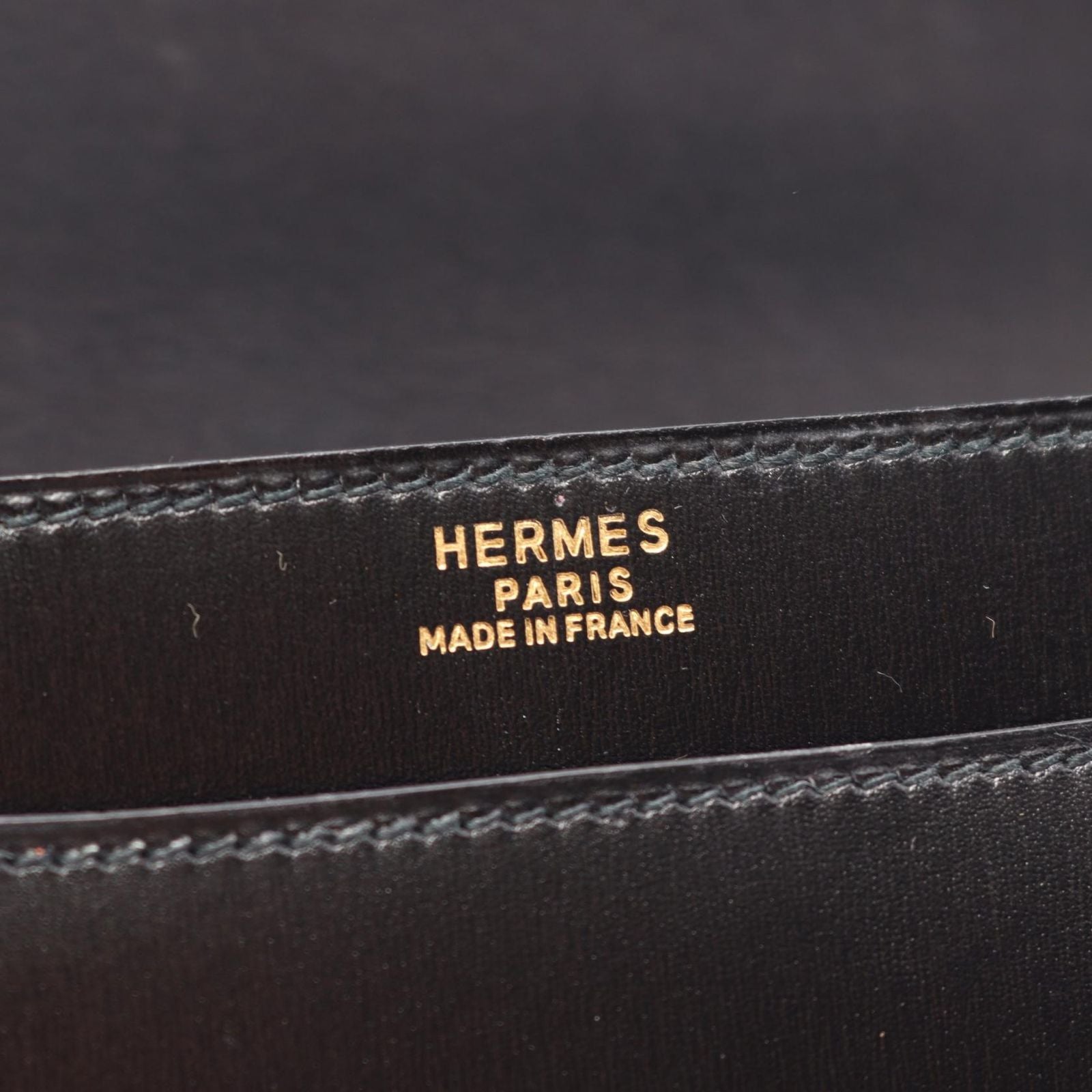 Hermes Shoulder Bag Fonsbell Black Calf — view 4