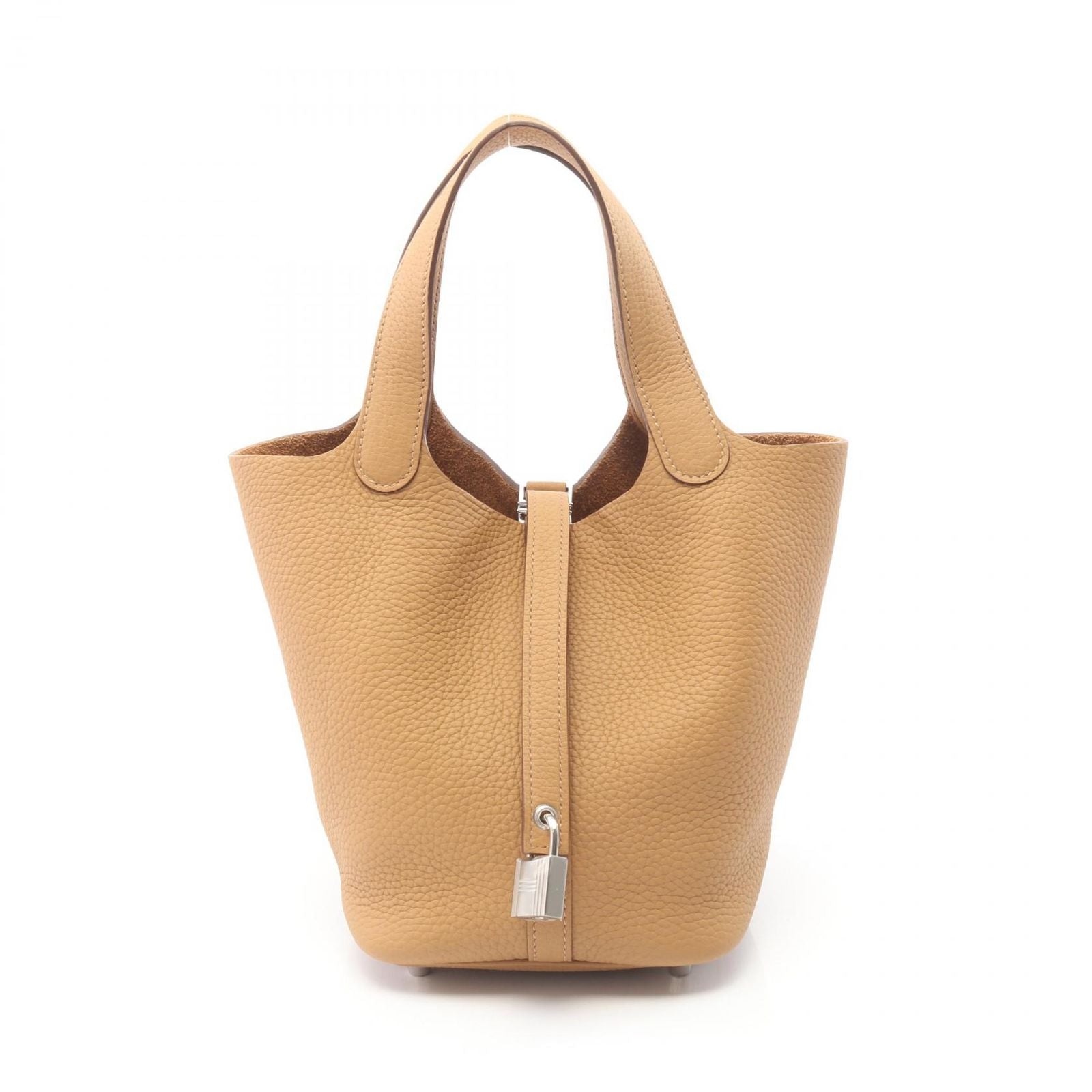 Hermes Handbag Picotin Lock PM Biscuit Leather