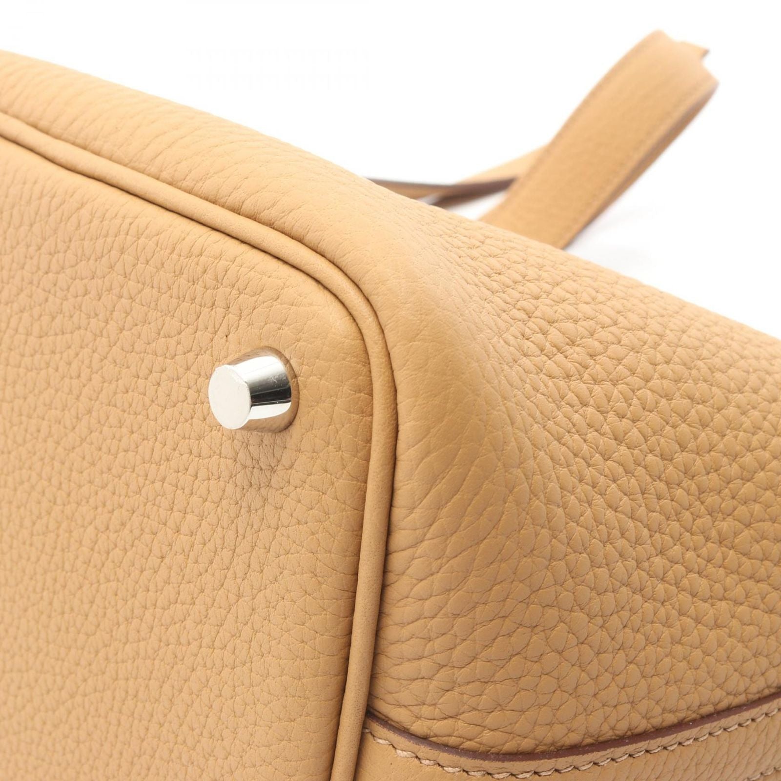 Hermes Handbag Picotin Lock PM Biscuit Leather — view 7