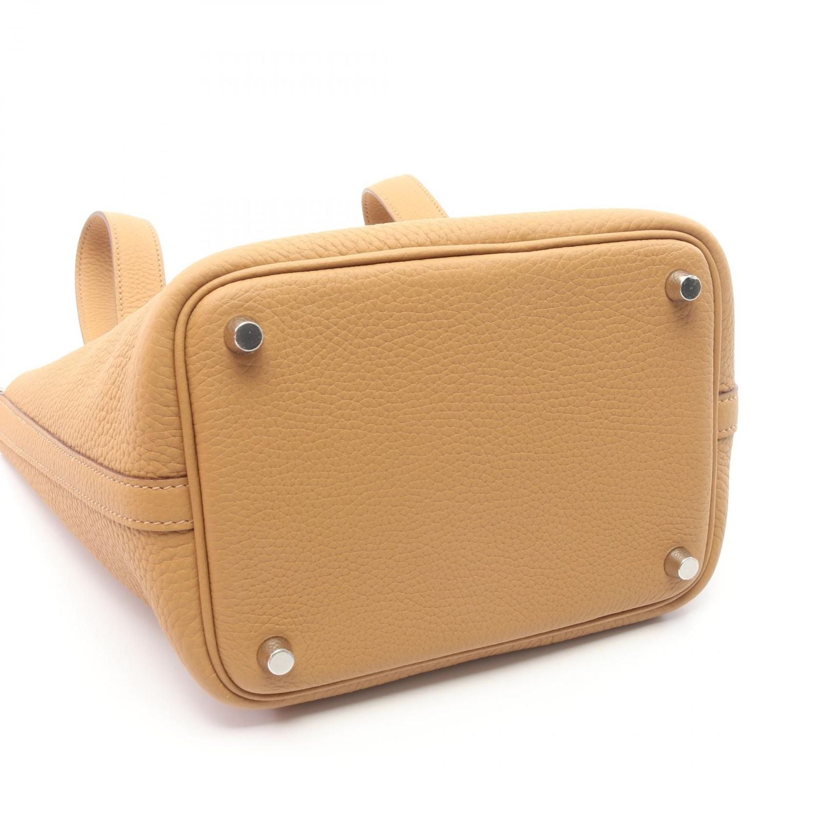 Hermes Handbag Picotin Lock PM Biscuit Leather — view 6