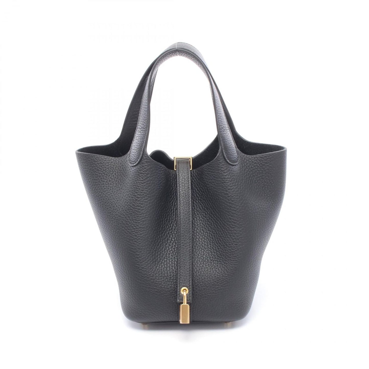 Hermes Handbag Picotin Lock PM Black Leather