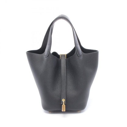 Hermes Handbag Picotin Lock PM Black Leather