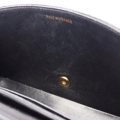 Chanel Shoulder Bag Quilted Diana Flap Black Caviar Leather Chain — view 6