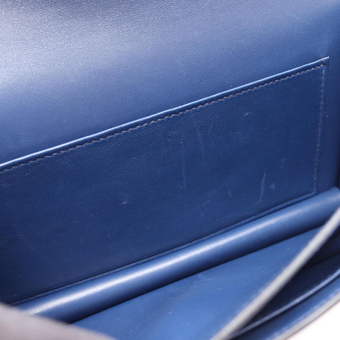Hermes Shoulder Bag Constance Elan Blue Saffiano — view 7