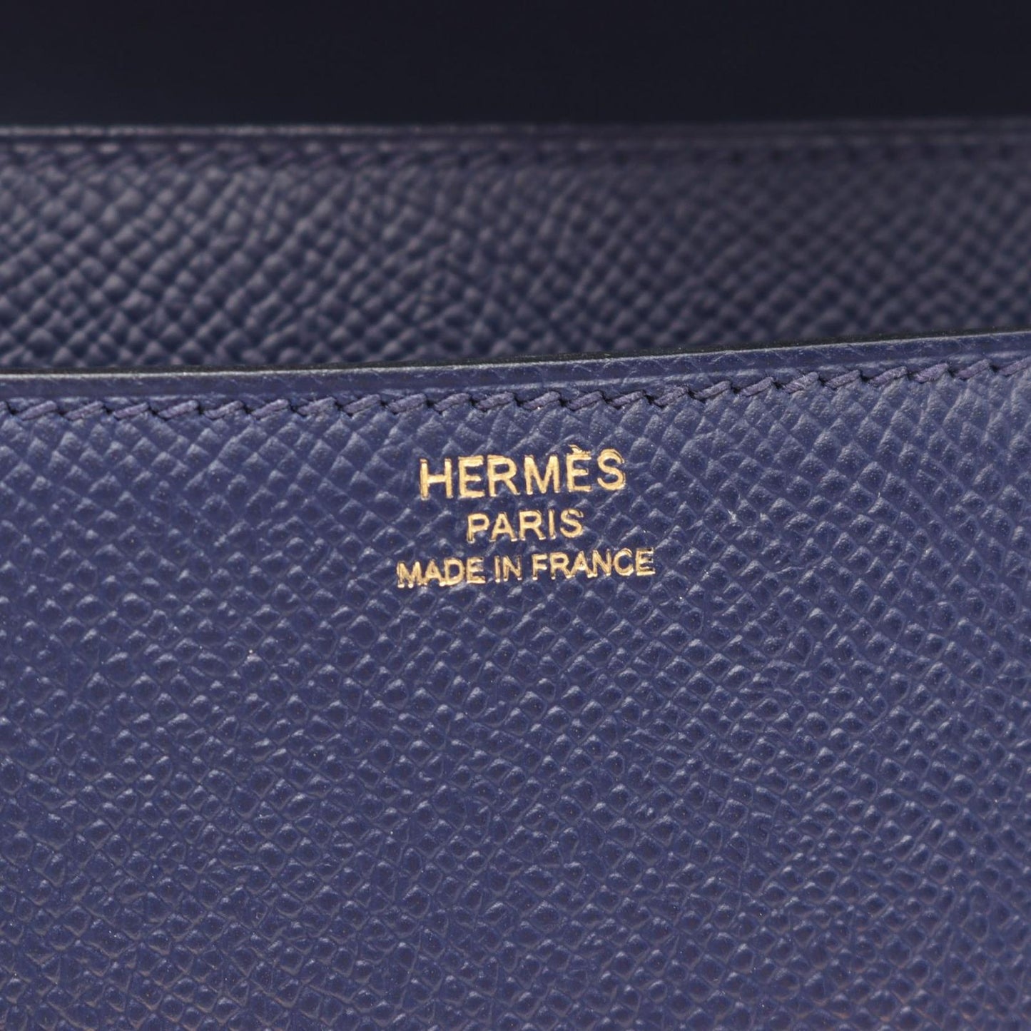Hermes Shoulder Bag Constance Elan Blue Saffiano — view 4