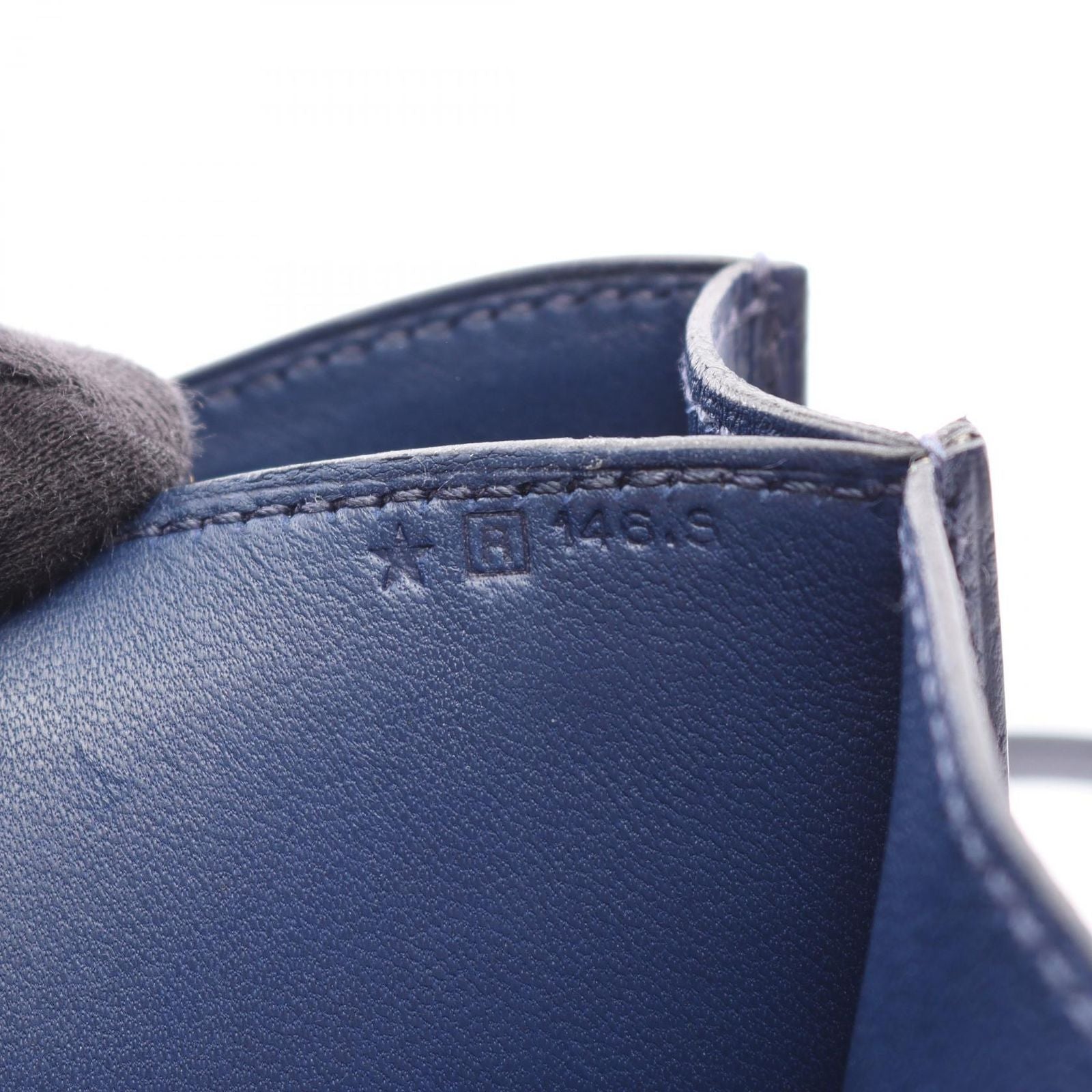 Hermes Shoulder Bag Constance Elan Blue Saffiano — view 5