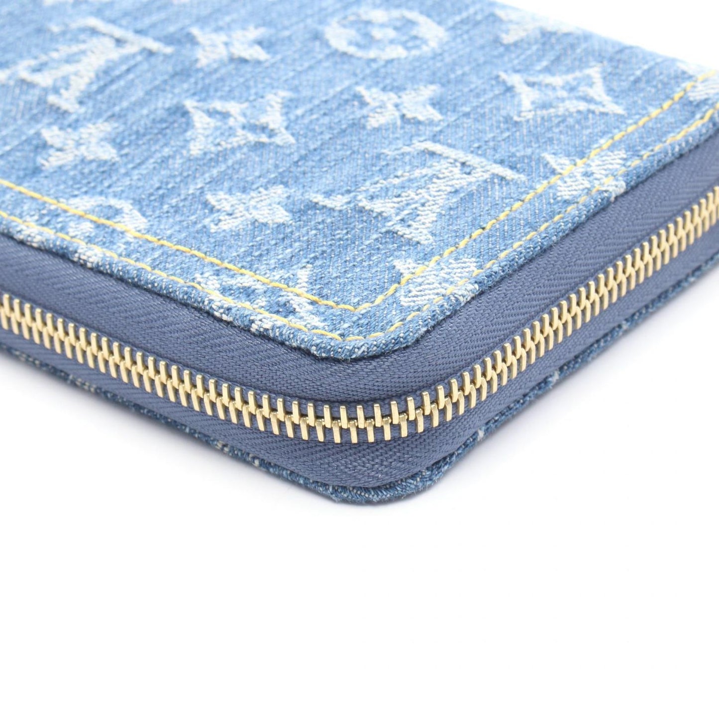 Louis Vuitton Round Wallet Takashi Murakami Zippy Denim — view 7