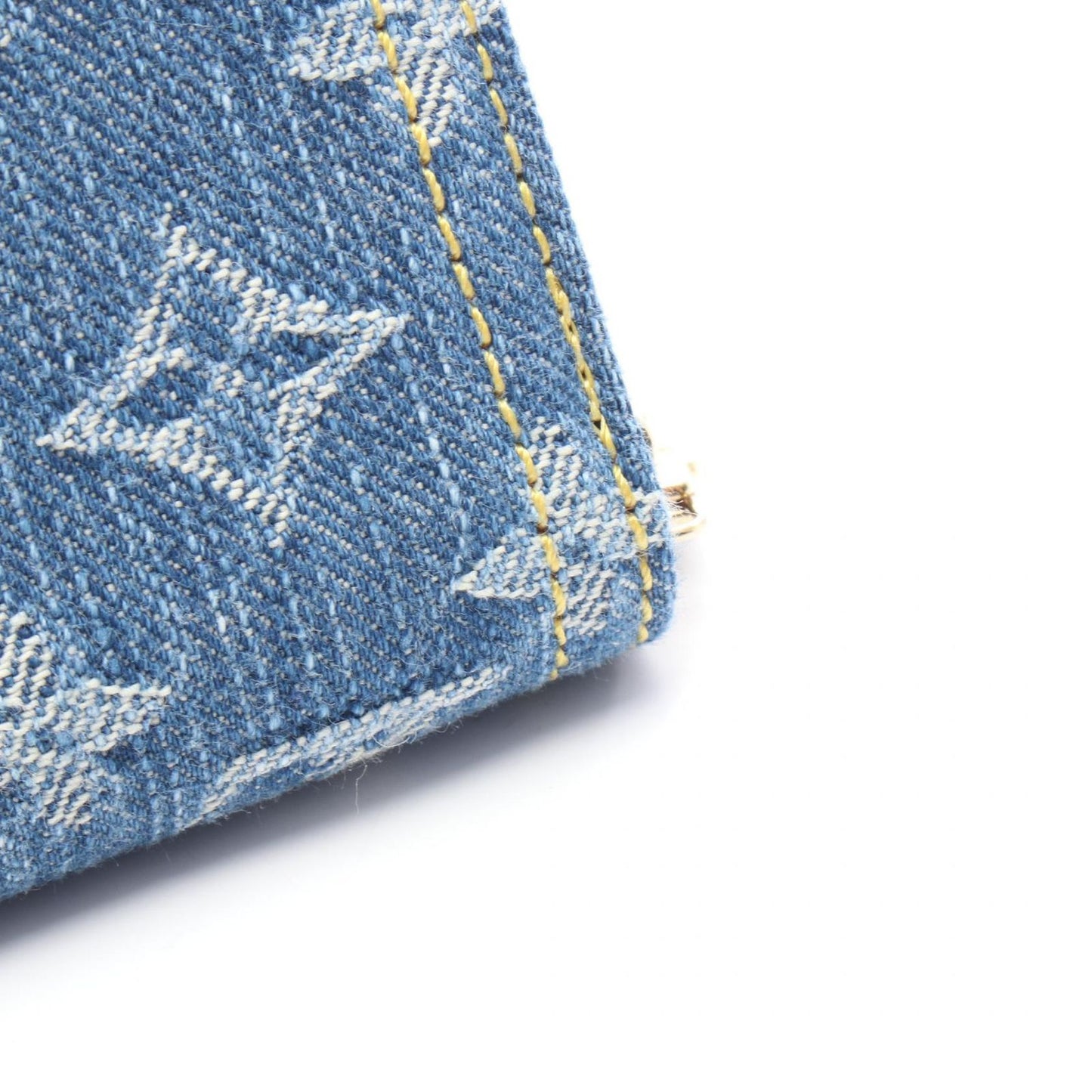 Louis Vuitton Round Wallet Takashi Murakami Zippy Denim — view 6