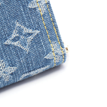 Louis Vuitton Round Wallet Takashi Murakami Zippy Denim — view 6