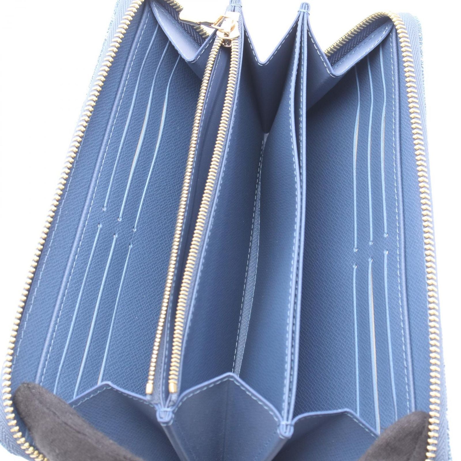 Louis Vuitton Round Wallet Takashi Murakami Zippy Denim — view 3