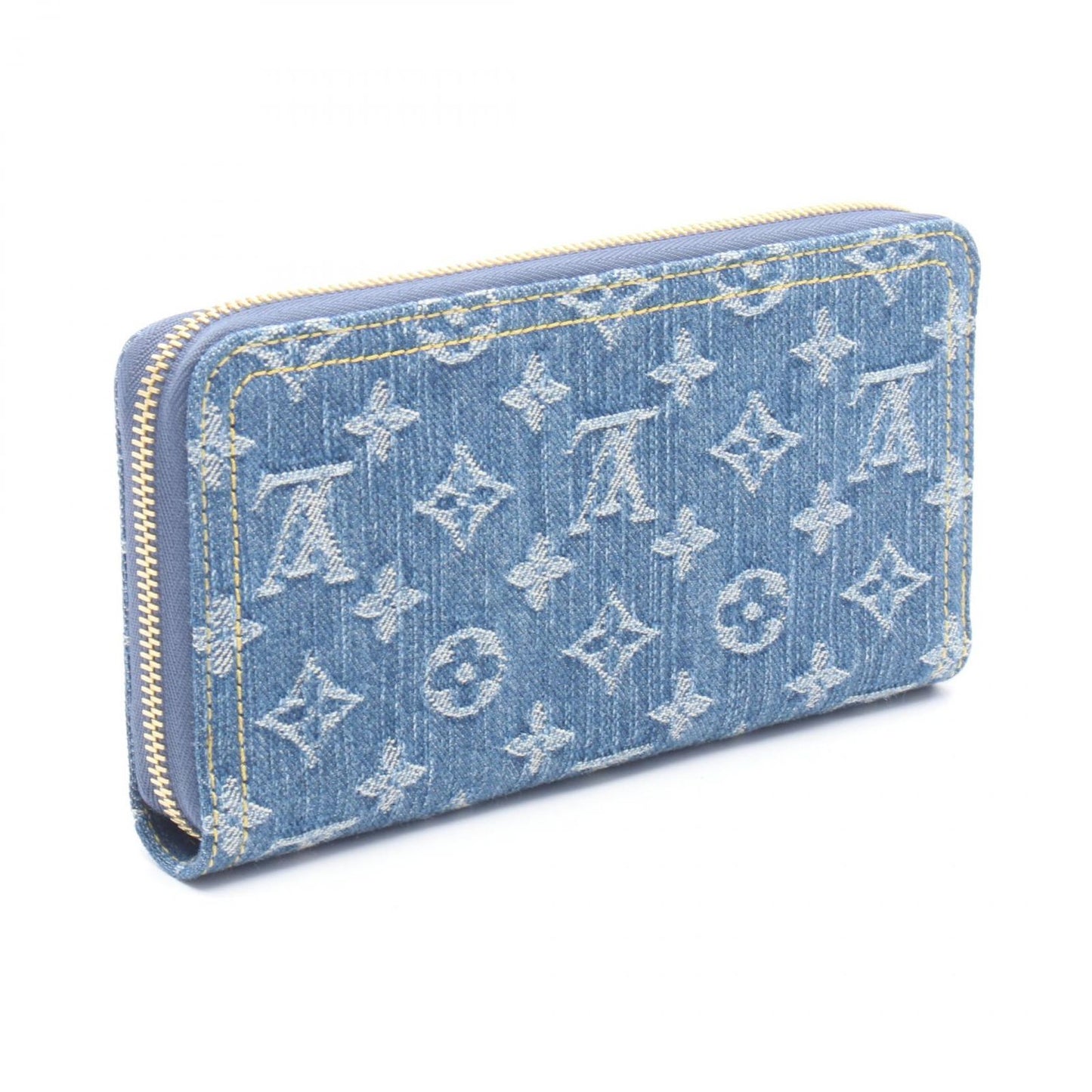 Louis Vuitton Round Wallet Takashi Murakami Zippy Denim — view 2