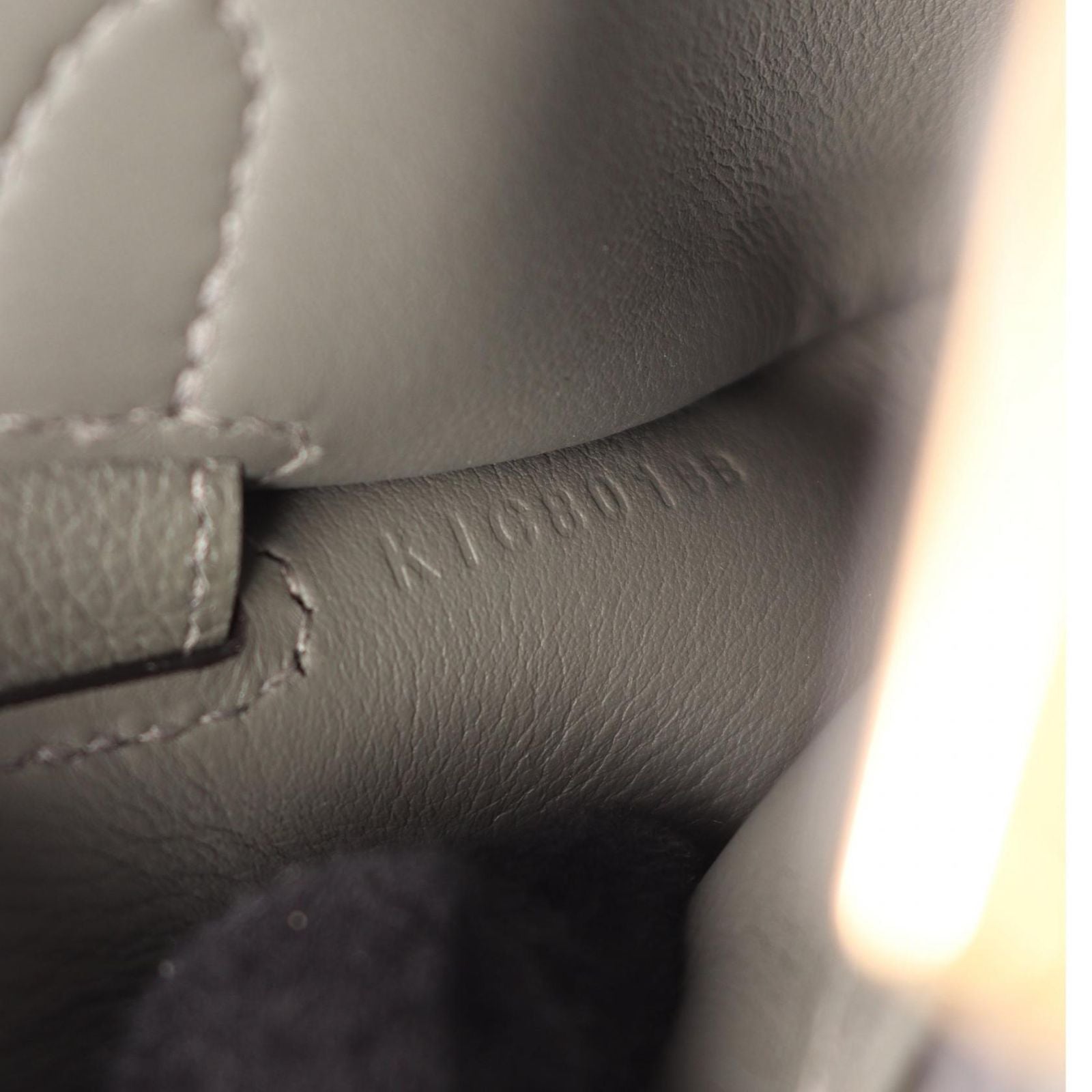 Hermes Shoulder Bag Gipsiere Mini Gris Meyer Grimeer — view 5