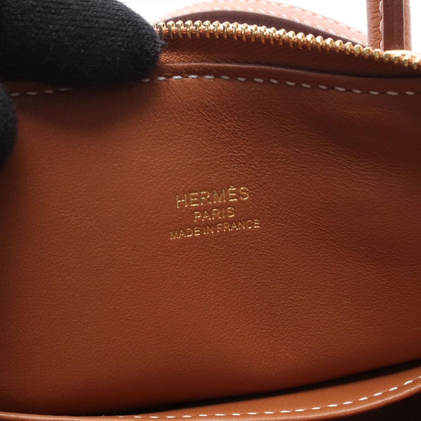 Hermes Handbag Bolide Mini Gold 2-Way — view 4