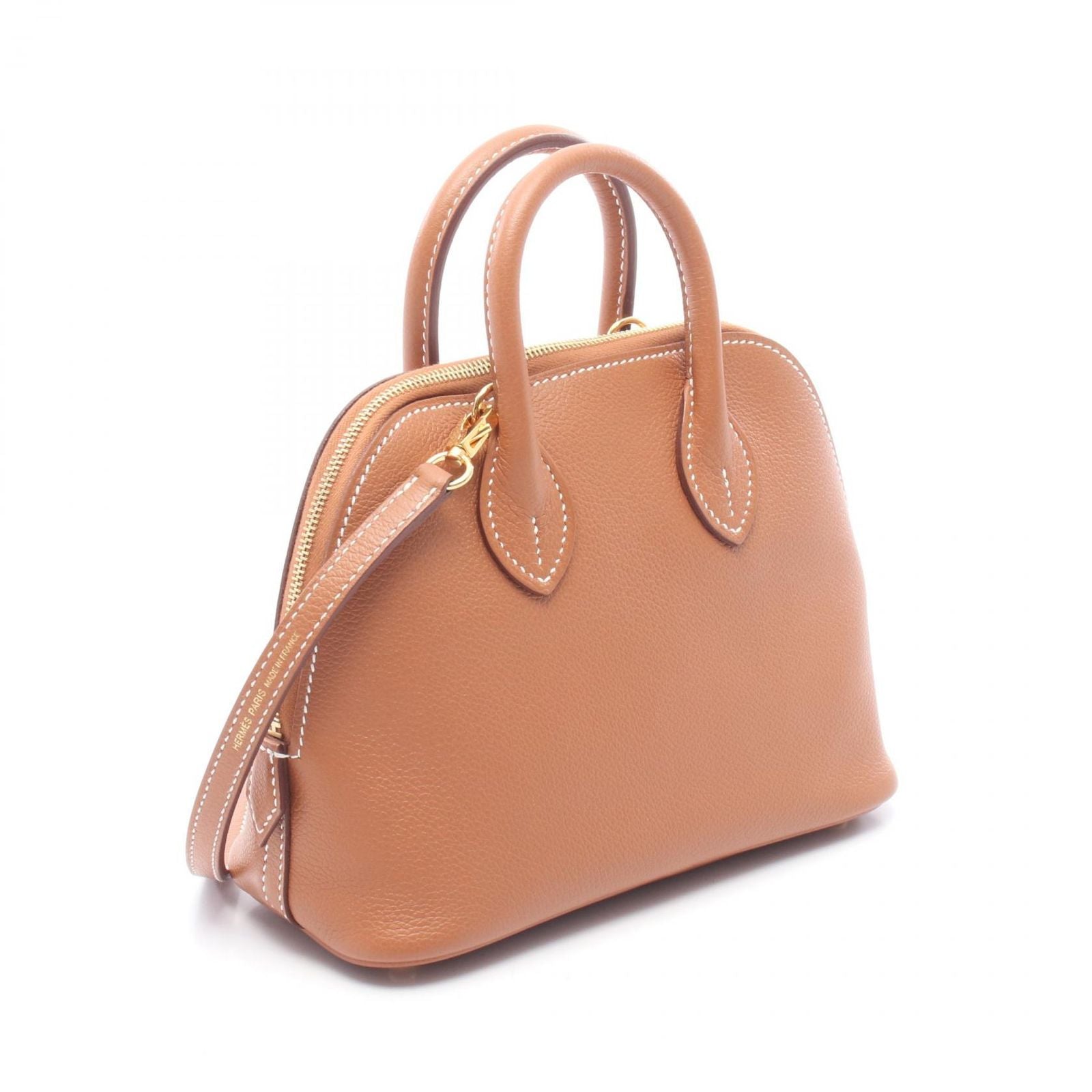Hermes Handbag Bolide Mini Gold 2-Way — view 2