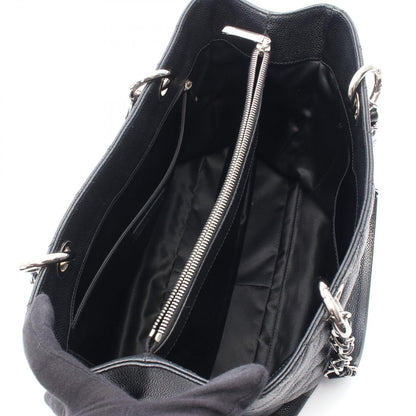 Chanel Tote Quilted Grand Shopping GST Black Calf Chain — view 3