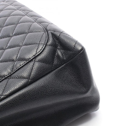 Chanel Tote Quilted Grand Shopping GST Black Calf Chain — view 8