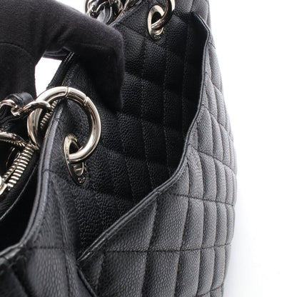 Chanel Tote Quilted Grand Shopping GST Black Calf Chain — view 6
