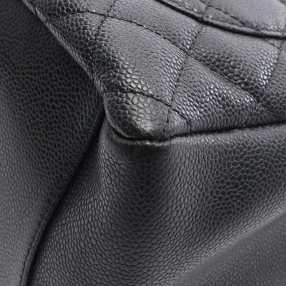 Chanel Tote Quilted Grand Shopping GST Black Calf Chain — view 9