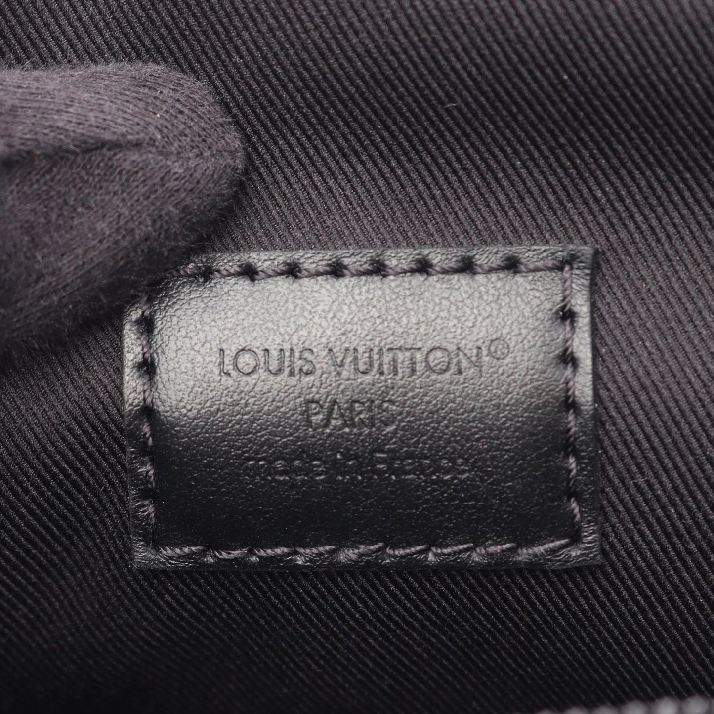 Louis Vuitton Shoulder Bag Steamer Wearable Wallet Noir Canvas Leather — view 4