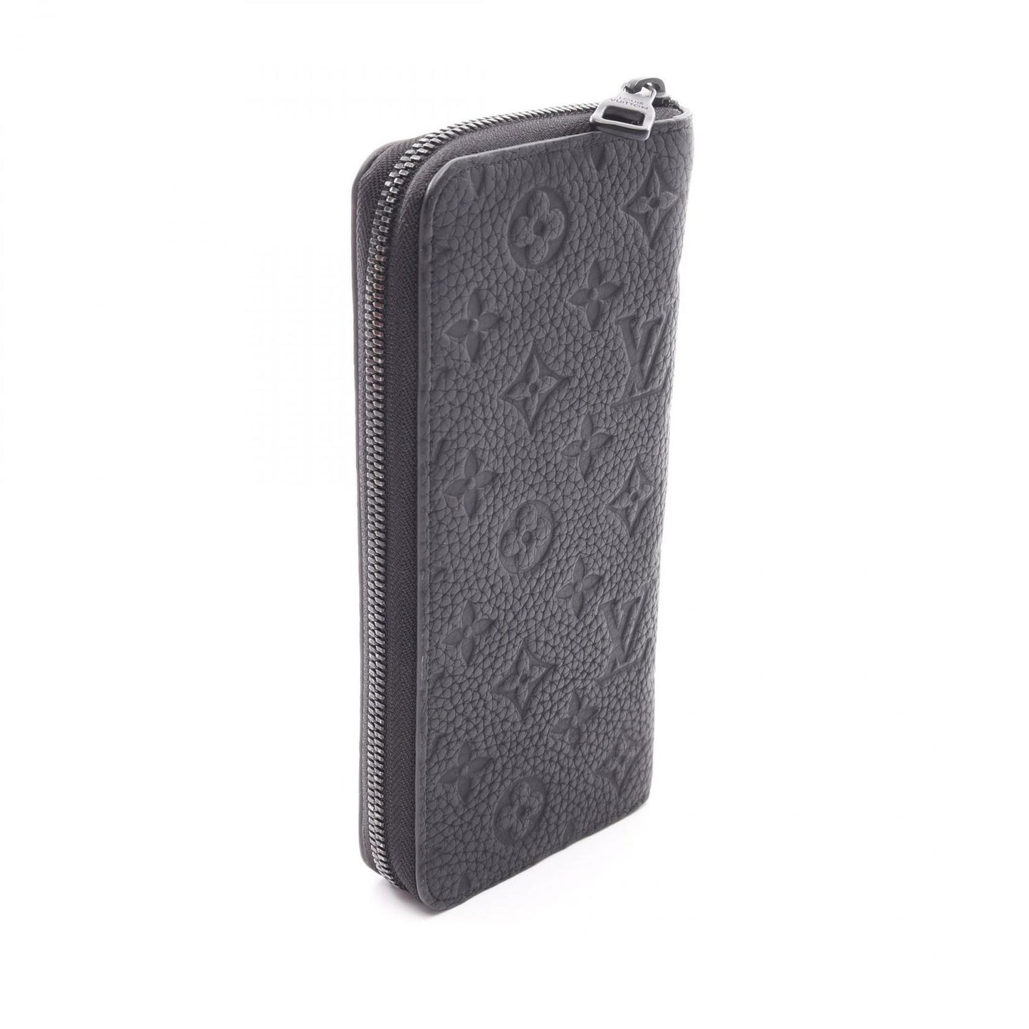 Louis Vuitton Round Wallet Zippy Vertical Noir Leather — view 2
