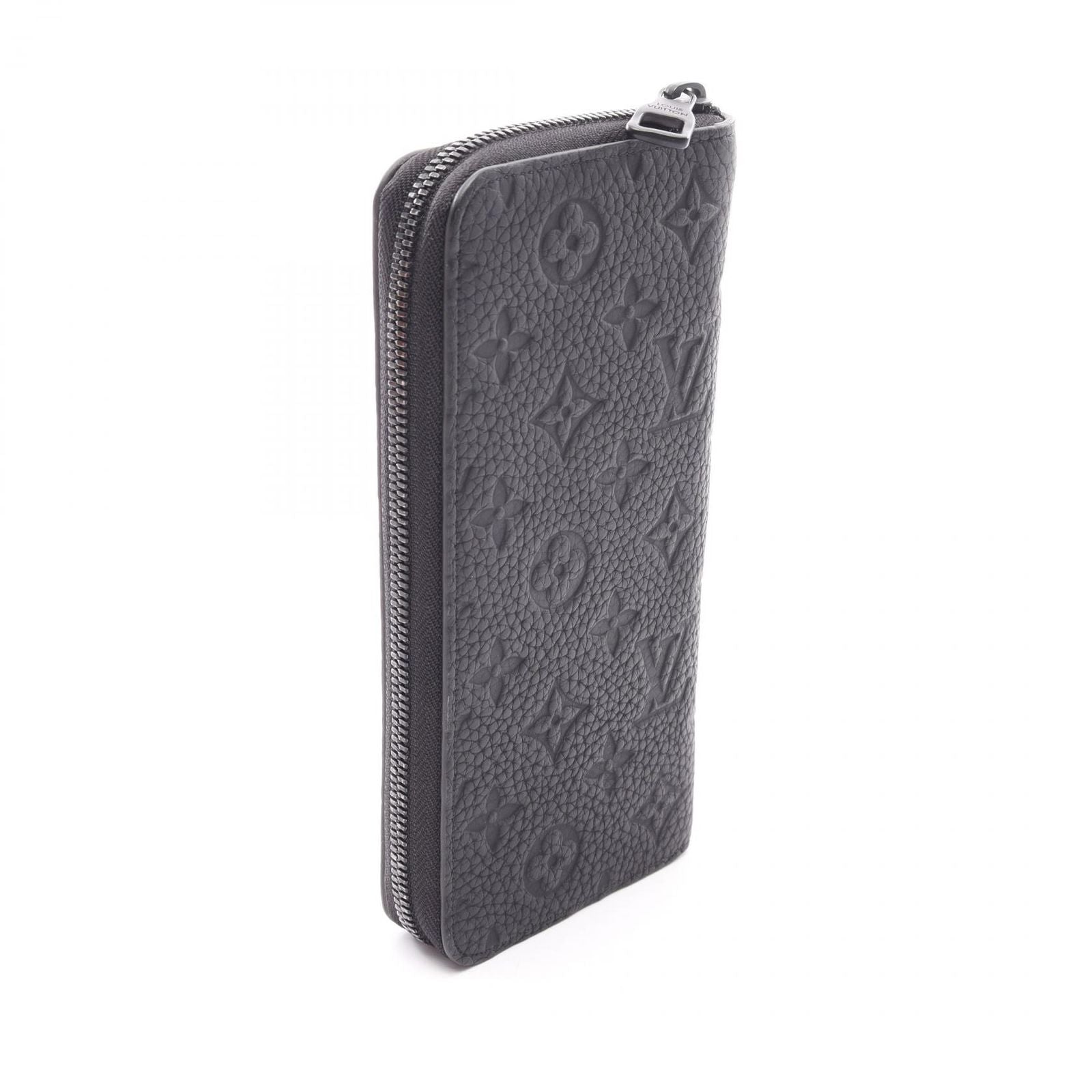 Louis Vuitton Round Wallet Zippy Vertical Noir Leather — view 2