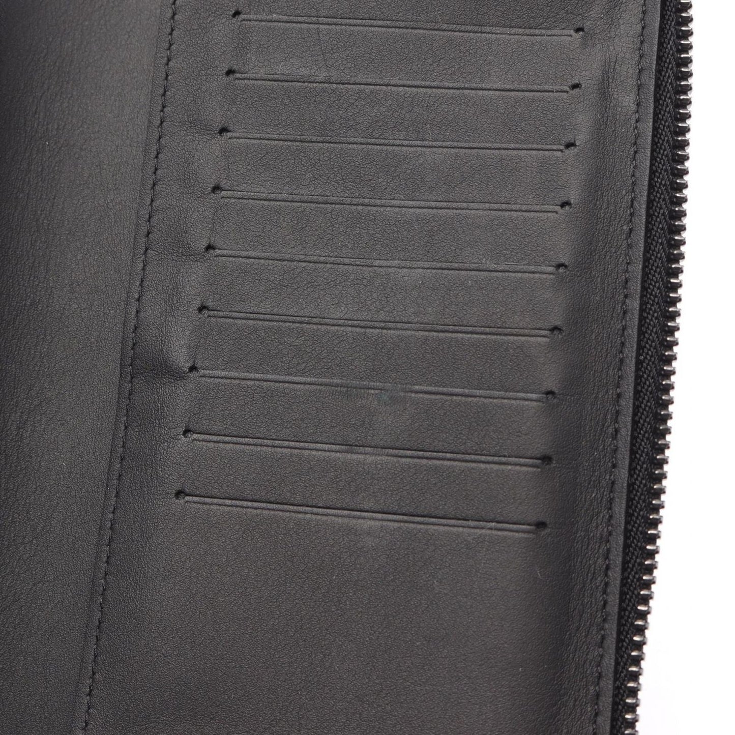 Louis Vuitton Round Wallet Zippy Vertical Noir Leather — view 6