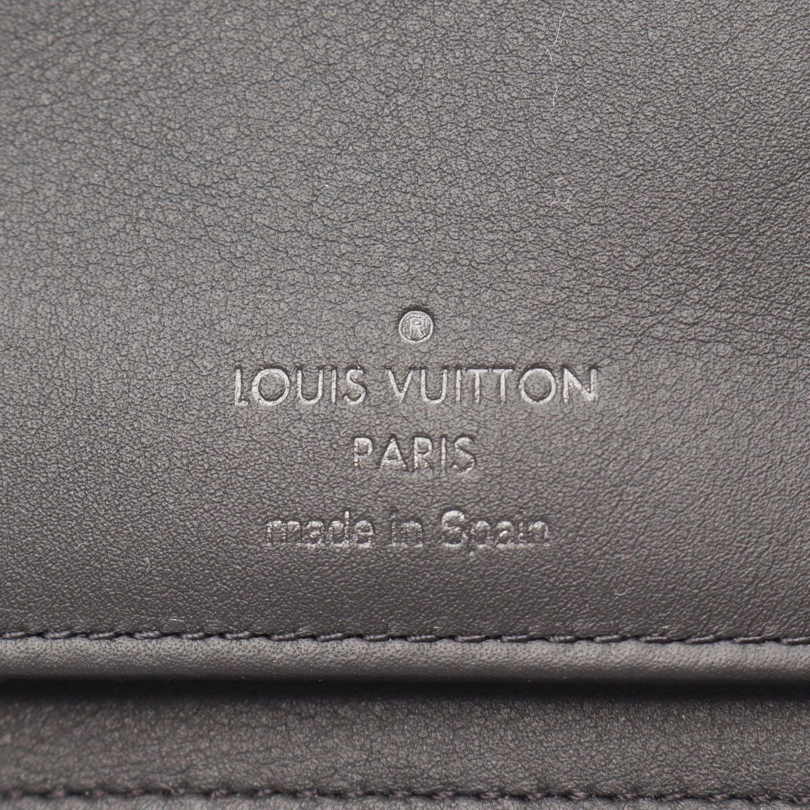 Louis Vuitton Round Wallet Zippy Vertical Noir Leather — view 5