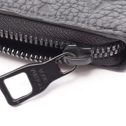 Louis Vuitton Round Wallet Zippy Vertical Noir Leather — view 8