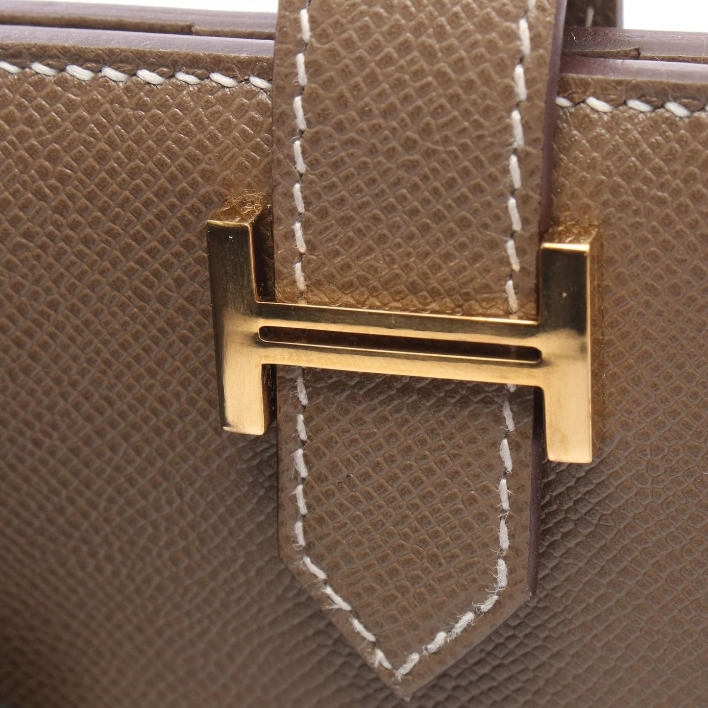 Hermes Bifold Wallet Bearn Compact Etoupe — view 9